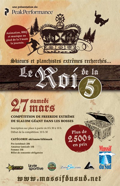 L'affiche de l'édition 2010 du Roi de la 5