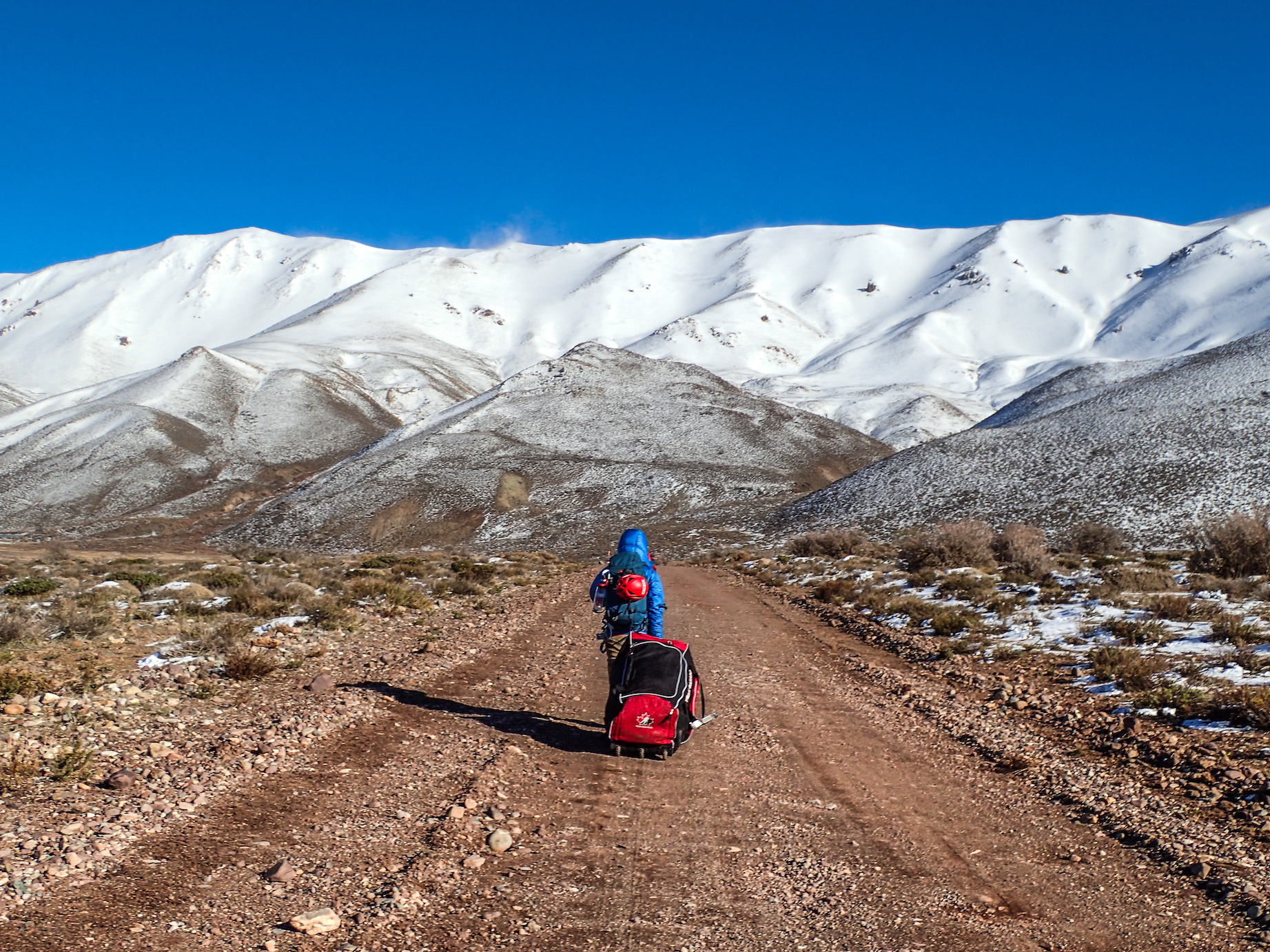 Arrivée au refuge, la vue