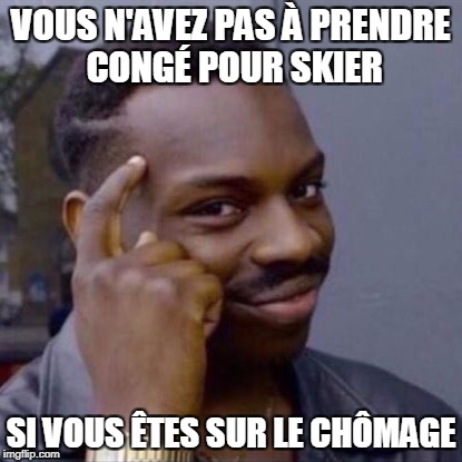 pas de congé au chômage