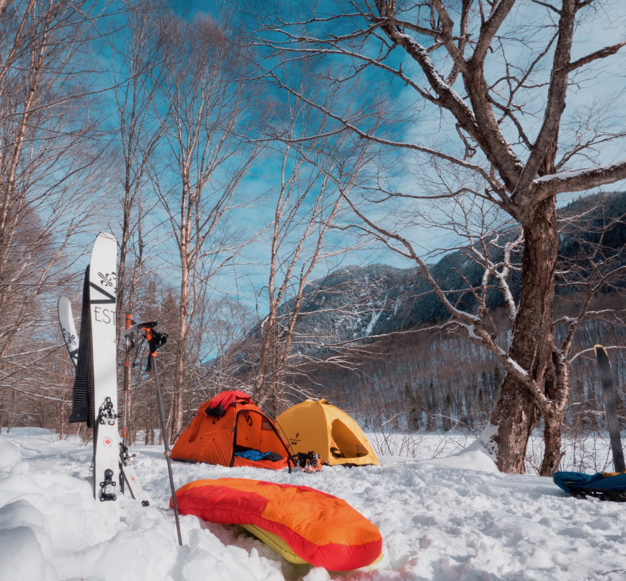 Camping hiver