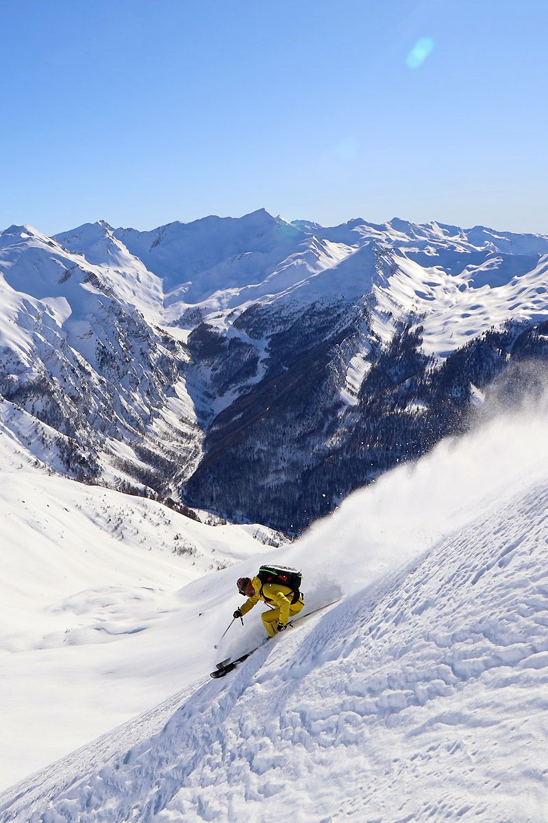 Descente face sud-est du Mont Tailland par Camille Ricard